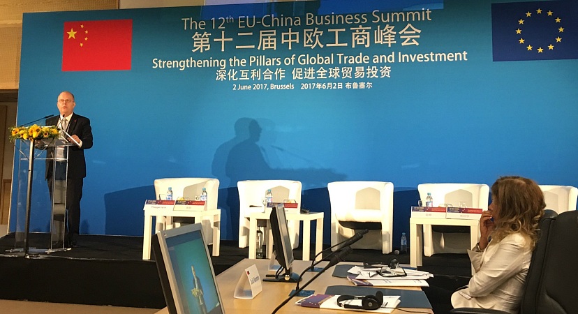 Chamber President Mats Harborn Speaks at 12th EU-China Business Summit